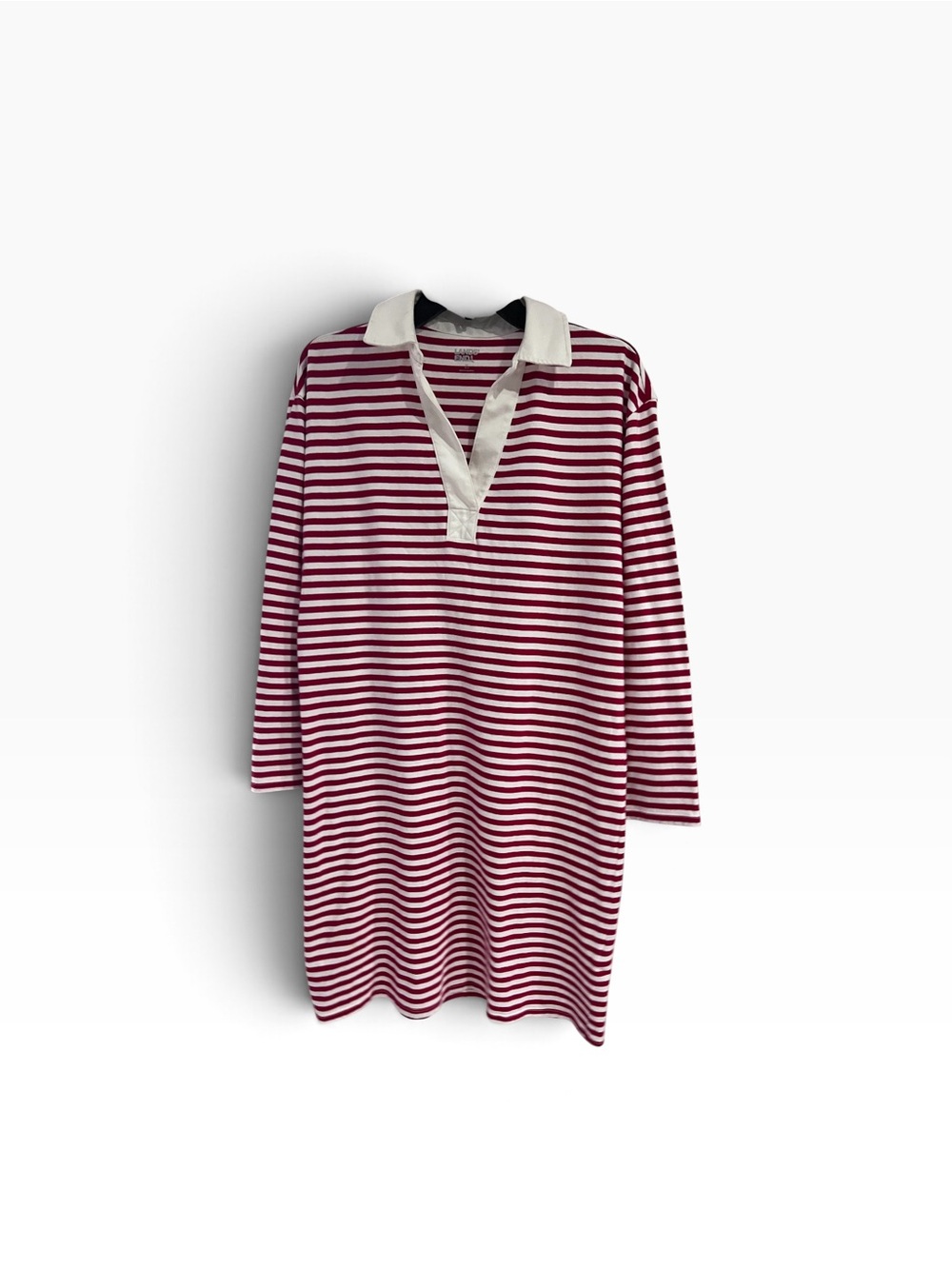 Lands' End Women's Long Sleeve Polo/Rugby Dress
